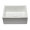 Alfi Brand 24" White Reversible Smooth / Fluted Sgl Bowl Fireclay Farm Sink AB2418HS-W - alternate 10